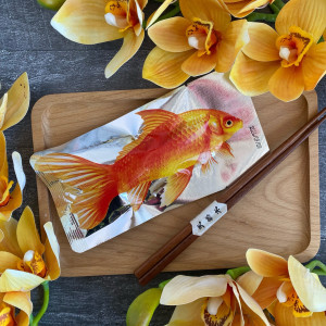 Соевая закуска Jiang Fa со вкусом рыбки (зеркальная упаковка) 20гр (30шт в блоке)