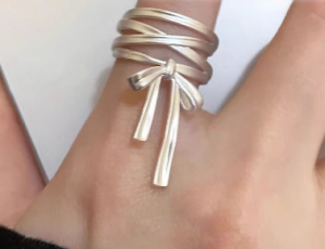 Кольцо бантик bv017 shg28