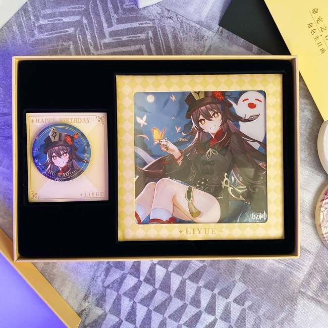 Genshin Impact miHoYo набор шикиши, значок Ху Тао hu tao bt116 Genshin Impact miHoYo набор шикиши, значок Ху Тао hu tao bt116