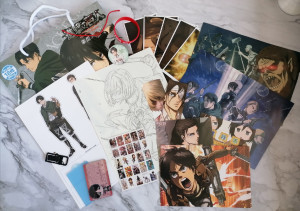 Attack on Titan набор0 подарочный канцелярский aw0673 shg14