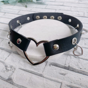 Чокер подвески-сердечки bl524 shg17