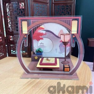 Qing Cang акриловый румбокс с мебелью (Спецзаказ) Розовая комната