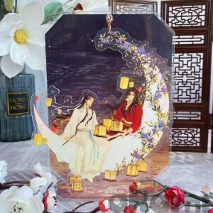 Heaven Official's Blessing Благословение Небожителей акриловый стенд Се Лянь и Хуа Чэн Праздник середины осени (Спецзаказ)