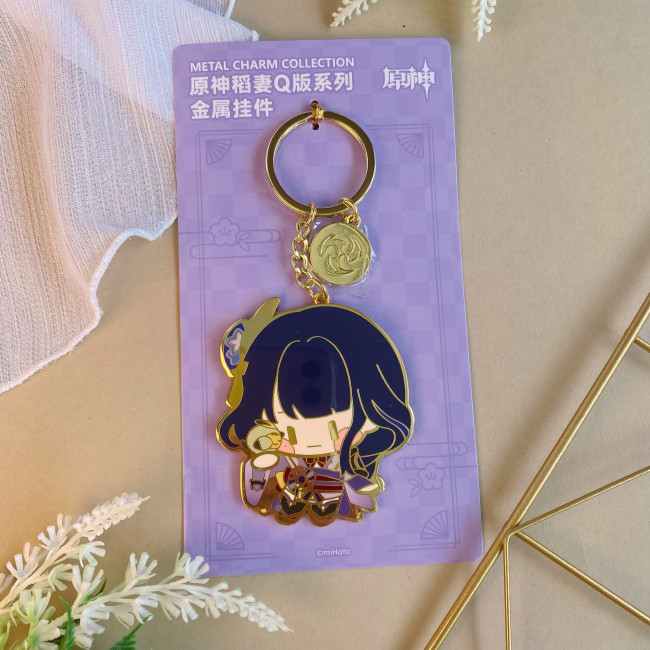 Genshin Impact miHoYo оф. брелок  Райдэн rayden bt102