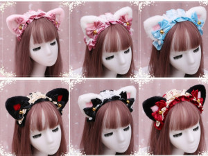 Ушки на ободке Лолита ay0541 shg21