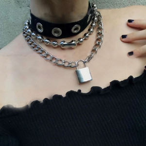 Подвеска с замком и цепями bf330 shg28