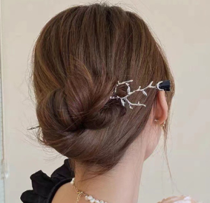 Шпилька чёрная роза bl439 shg28