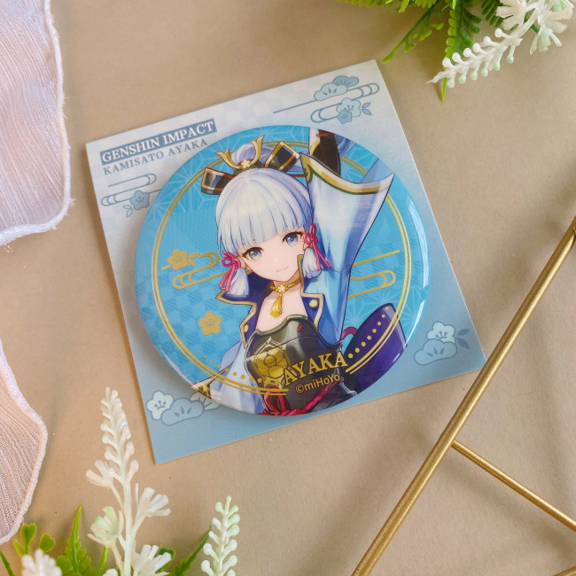 Genshin Impact miHoYo оф. Значок Аяка ayaka bt091
