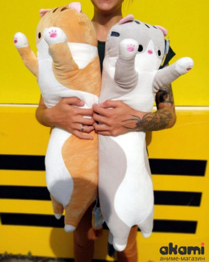 Котик обнимашка 70см ah307 shg16