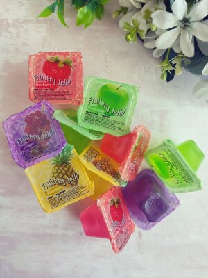 Желе ABC 285г Фруктовое мини-желе 4 вкуса: Клубника, Ананас, Зеленое Яблоко, Виноград 10 унций 1/30 Желе ABC 285г Фруктовое мини-желе 4 вкуса: Клубника, Ананас, Зеленое Яблоко, Виноград 10 унций 1/30