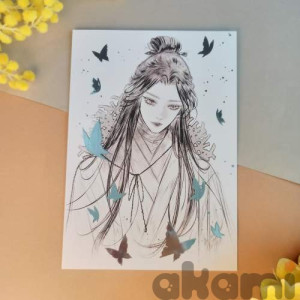 Heaven Officials' Blessing Благословение Небожителей  открытка А5 от Joe Kotlyar (Спецзаказ) Се Лянь