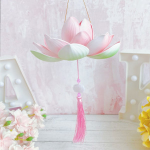 Светильник лотос розовый bu543 shg02