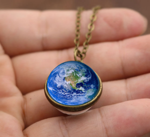 Кулон сфера Земля aj122 shg7