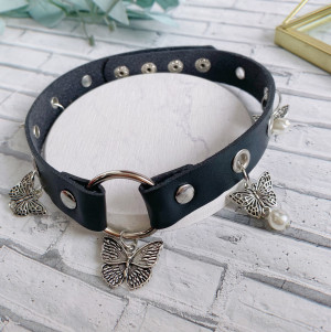 Чокер с бабочками bt694 shg17