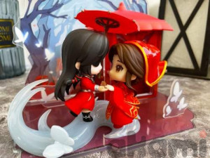 Heaven Official's Blessing чиби фигурки Се Лянь и Хуа Чэн "Встреча на горе Юйцзюнь" Qing Cang (Спецзаказ)