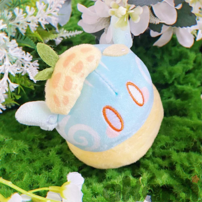 Genshin Impact плюшевый слайм десерт (Спецзаказ) Гидро макарон