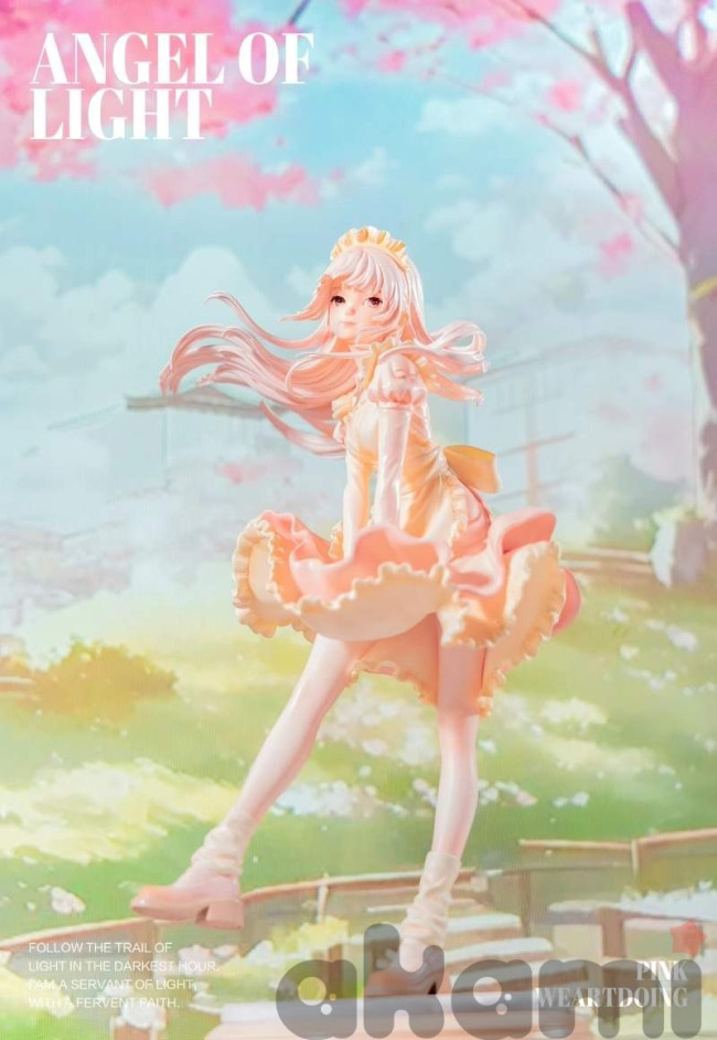 WeArtDoing Angel of Light with LED Original Design Resin Statue Black WeArtDoing Angel of Light with LED Original Design Resin Statue Black