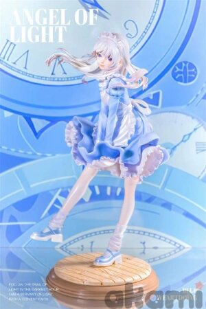 WeArtDoing Angel of Light with LED Original Design Resin Statue Blue WeArtDoing Angel of Light with LED Original Design Resin Statue Blue