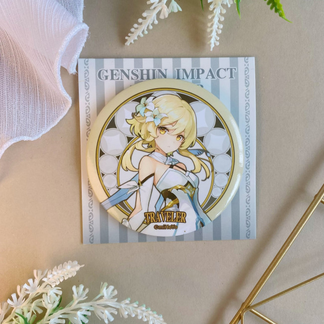 Genshin Impact miHoYo оф. Значок Люмин Lumine  bt063
