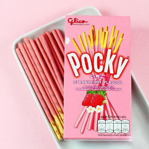 Палочки бисквитные Pocky Клубника 45гр