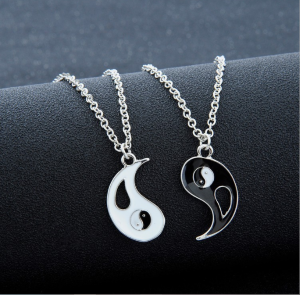 Подвеска двойная Инь Янь al589 shg28