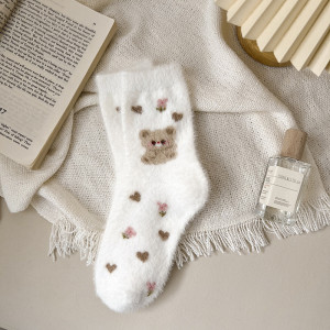 Пушистые носки медвежата bz595 shg01