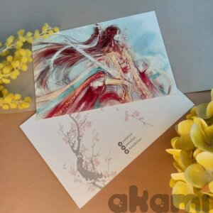 Heaven Officials' Blessing Благословение Небожителей  открытка А5 от Joe Kotlyar (Спецзаказ) Се Лянь - Воин, радующий Богов