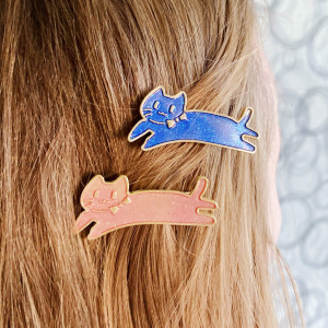 Набор заколок котики длинные bn314 shg28