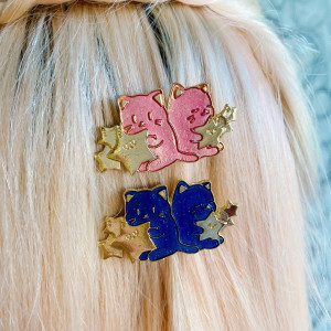 Набор заколок котики сидят bn315 shg28