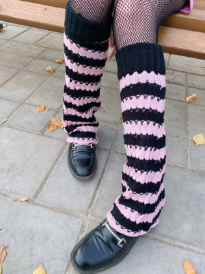 Гетры в полоску с дырочками bt262 shg01