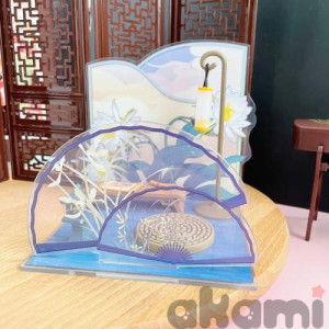 Qing Cang акриловый румбокс с мебелью (Спецзаказ) Голубая комната