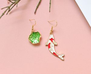 Серьги карп at0510 shg7