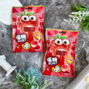 Леденцы кислые ACID!! со вкусом клубники 24гр