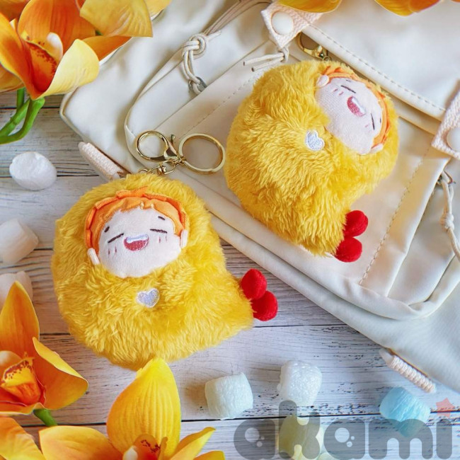 Плюшевый брелочек Картошка креветочка из Волк и Найденыш / Old Mosspaca (Спецзаказ)