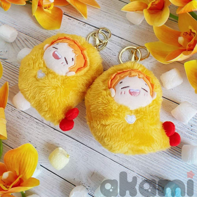 Плюшевый брелочек Картошка креветочка из Волк и Найденыш / Old Mosspaca (Спецзаказ)