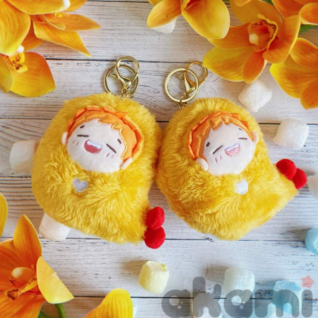 Плюшевый брелочек Картошка креветочка из Волк и Найденыш / Old Mosspaca (Спецзаказ)