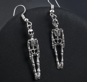 Серьги скелеты bh071 shg28