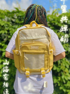 Рюкзак с прозрачным карманом bl803 shg15