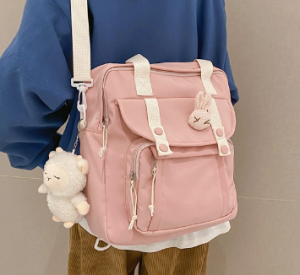 Сумка мессенджер розовая bn328 shg15