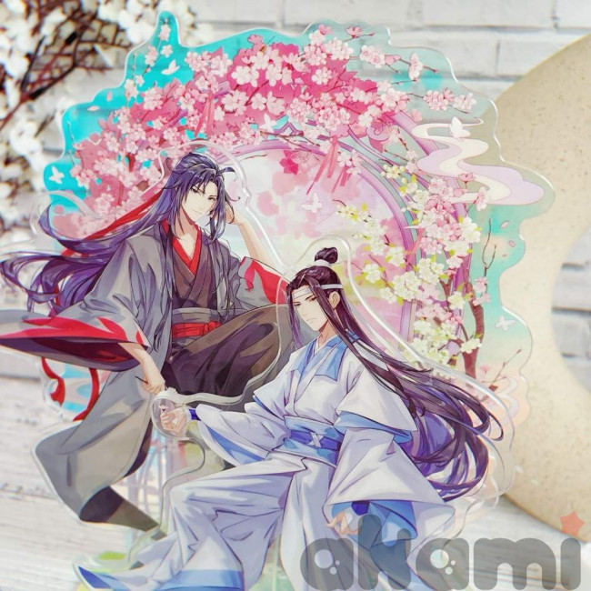 Mo dao zu shi Магистр Дьявольского Культа акриловый стенд Вэй Усянь (Вэй Ин), Лань Чжань Веселье в разгар весны (Спецзаказ)