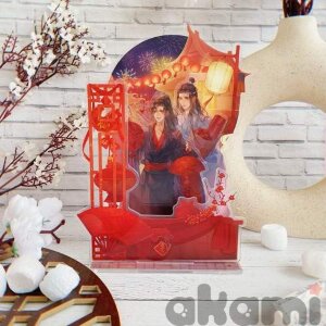 Mo dao zu shi Магистр Дьявольского Культа акриловый стенд Вэй Усянь (Вэй Ин), Лань Чжань фестиваль фонарей (Спецзаказ)