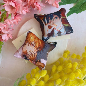 Chainsaw Man брелок-подушка 5х5 см br362 ufa