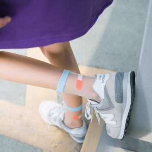 Носки прозрачные с пластырем bt554 shg01