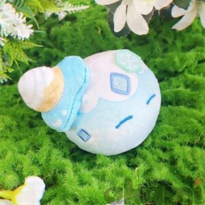 Genshin Impact плюшевый слайм десерт (Спецзаказ) Крио мороженое моти