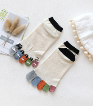 Носки цветные пальцы bu987 shg01