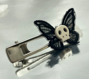 Заколка череп с крылышками bv663 shg28