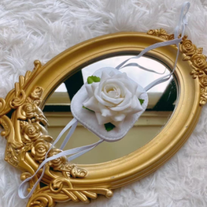 Повязка на глаз с розой bv677 shg30