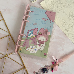 Блокнот на кольцах зайка 100листов  bn174  shg18