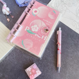 Блокнот на кольцах персик 100листов  bn172  shg18