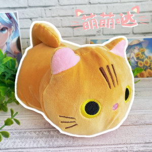 Котик колбаска плюш рыжий Av0436 shg16